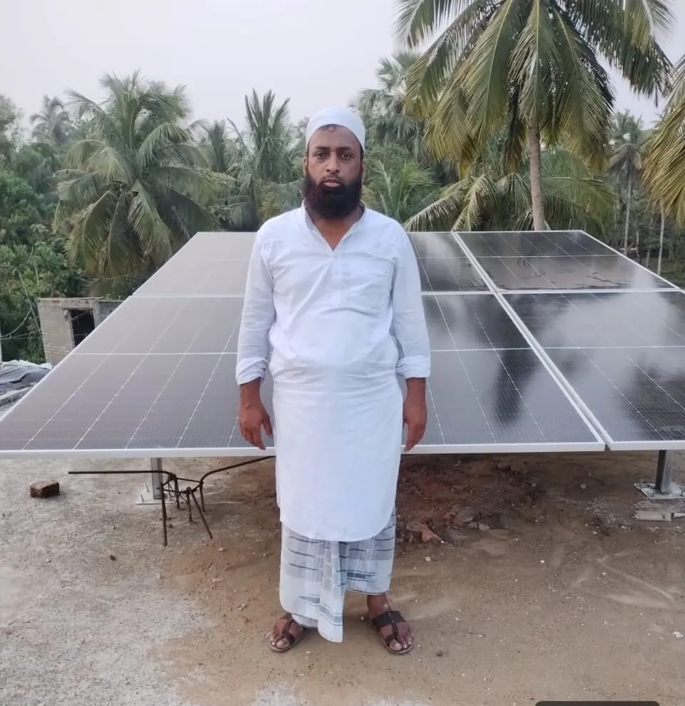 3 kW residential solar installation — Rural Odisha