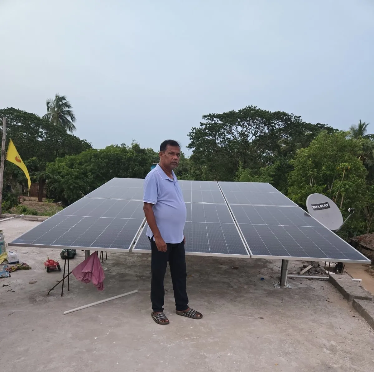 Solar installation for Kodanda Das