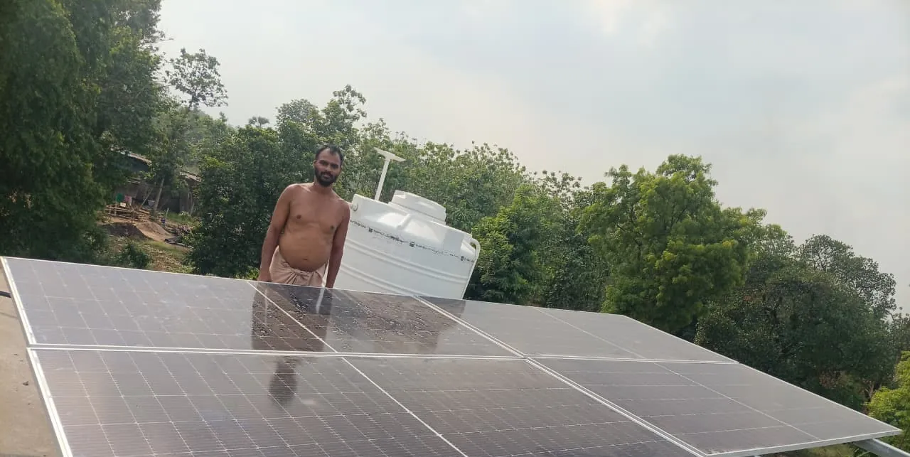 Solar installation for Lili Das