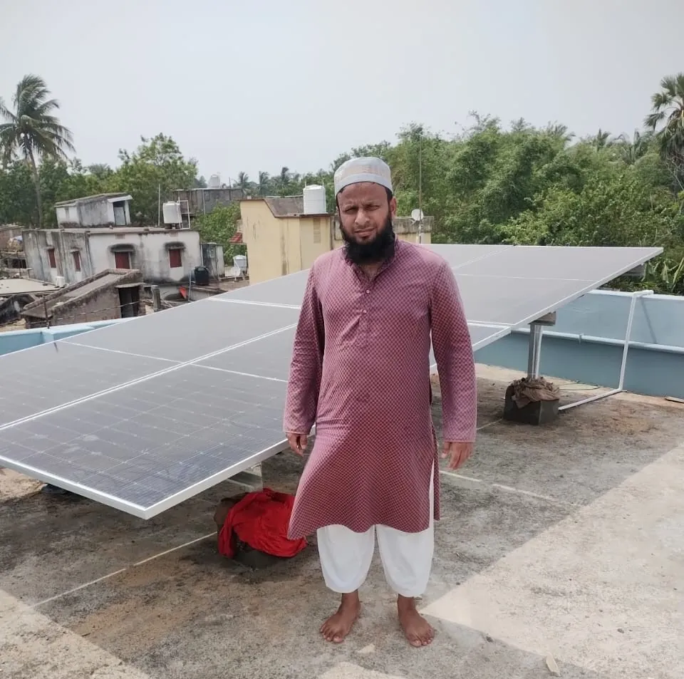 Solar installation for Mir Mustaque