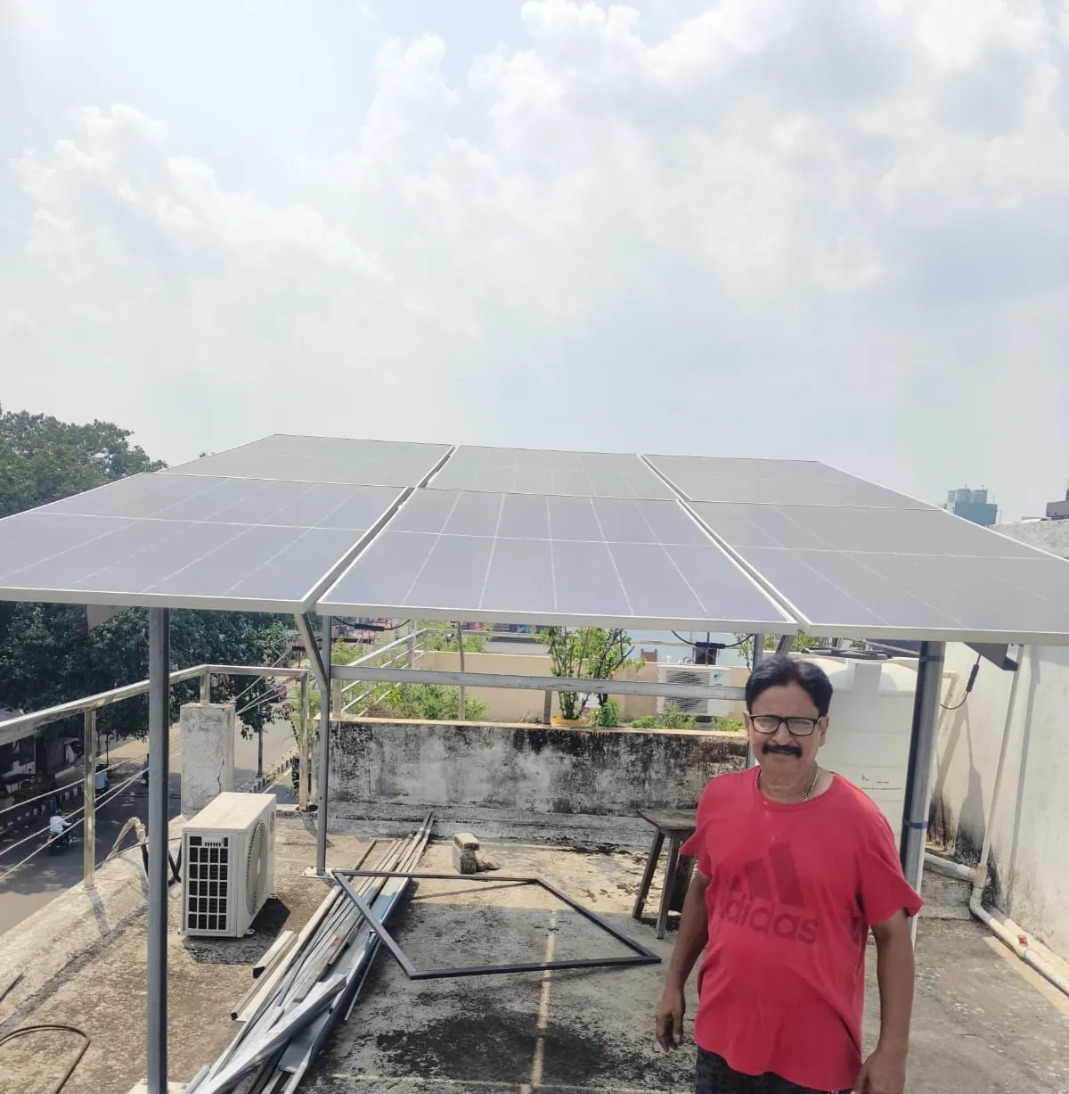 Solar installation for Sanjay Kumar Bal
