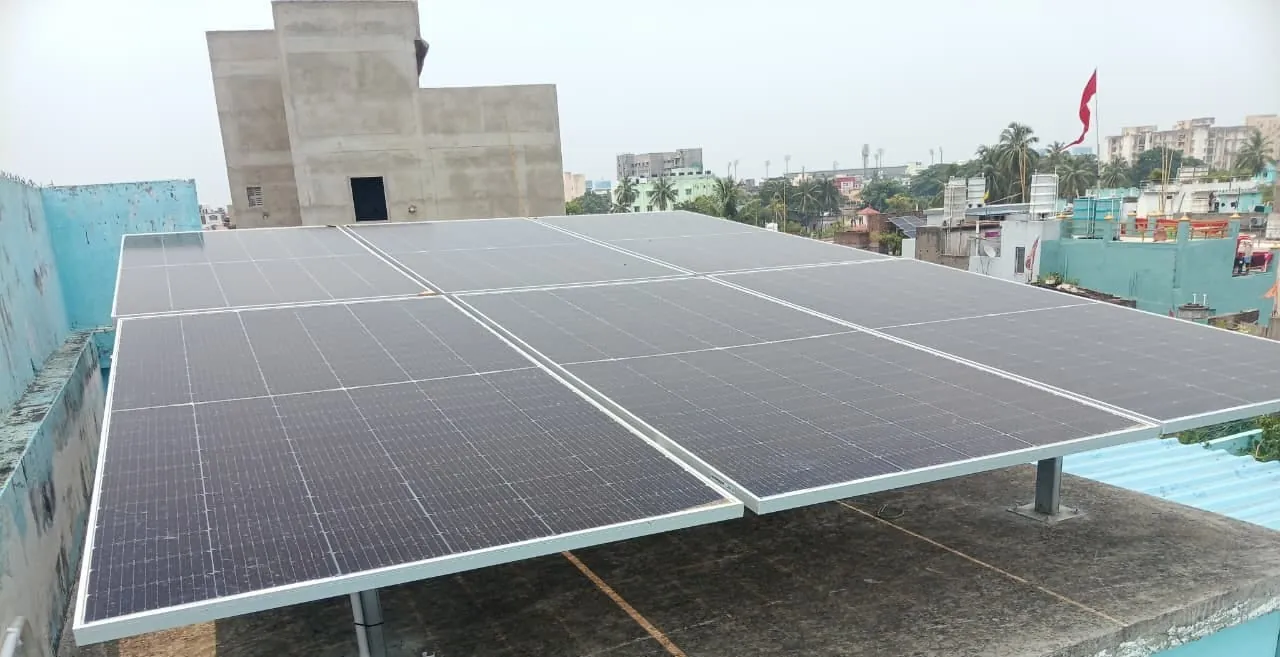 6 kW rooftop solar array — Bhubaneswar, Odisha